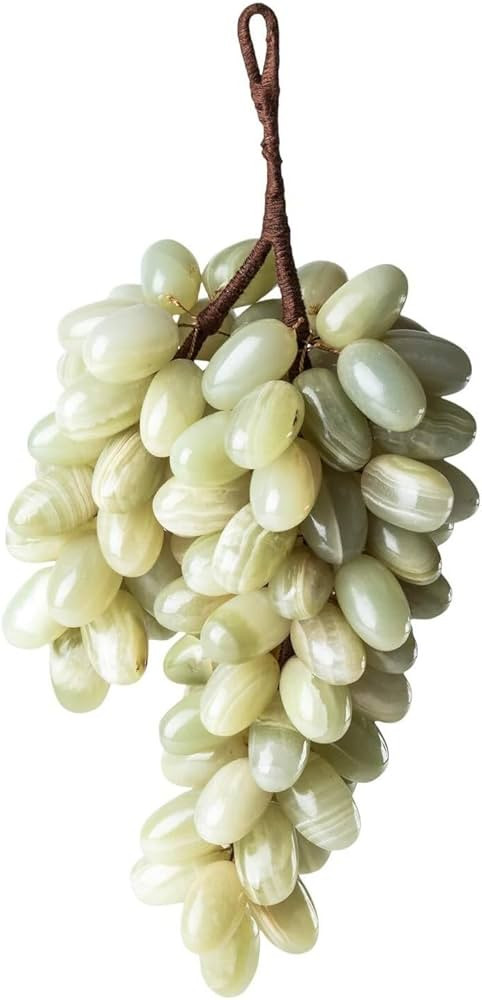 Afghanistan Jade Onyx Grapes Bunch Natural Marble Grapes (100 Pcs) Handmade Decorative Fruits for... | Amazon (US)