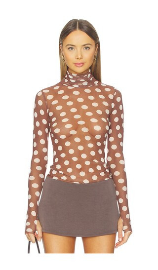 AFRM Zadie Top in Brown. - size XL | Revolve Clothing (Global)