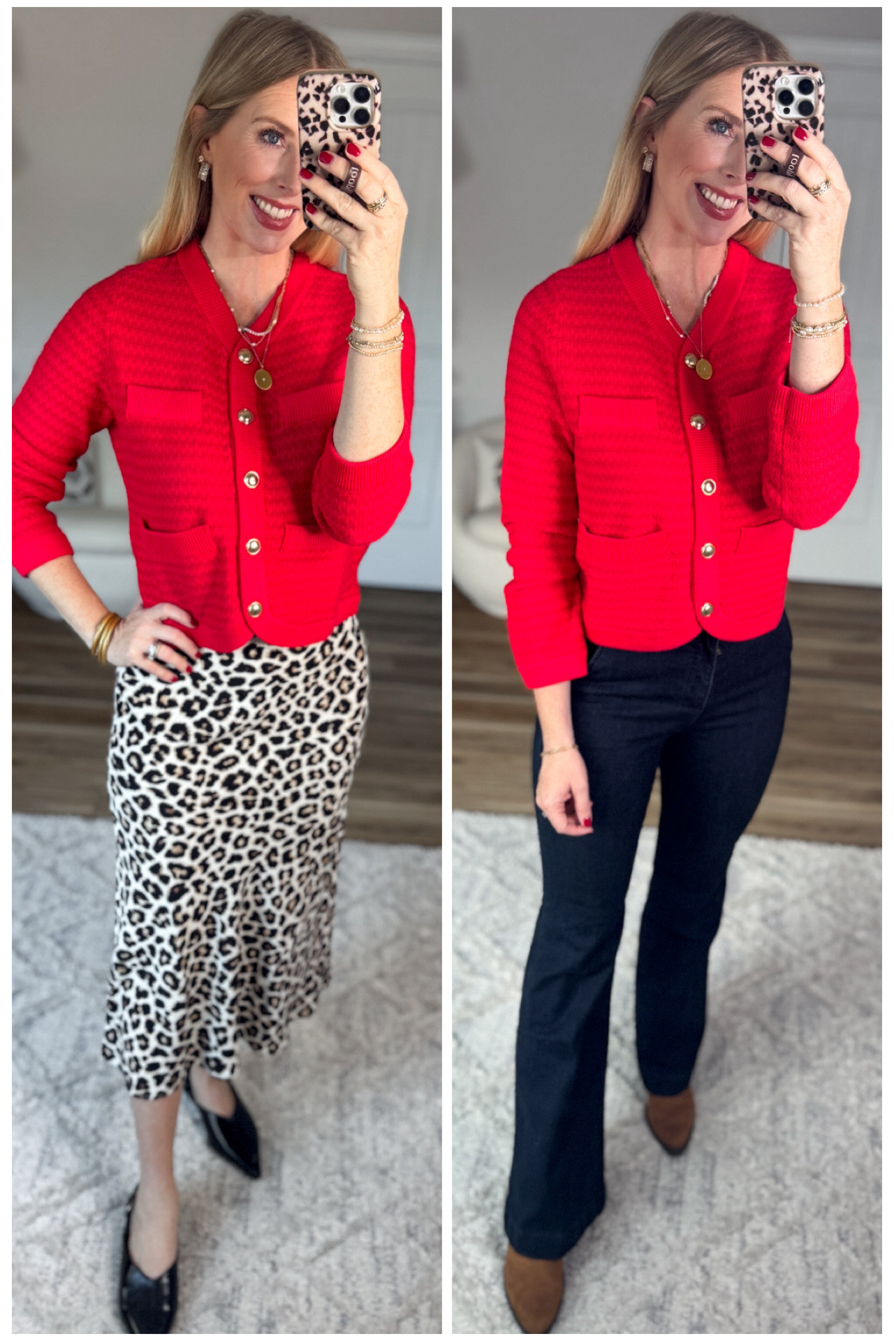 2 ways to wear this red cardigan from Walmart! 

#LTKSaleAlert #LTKFindsUnder50 #LTKHoliday