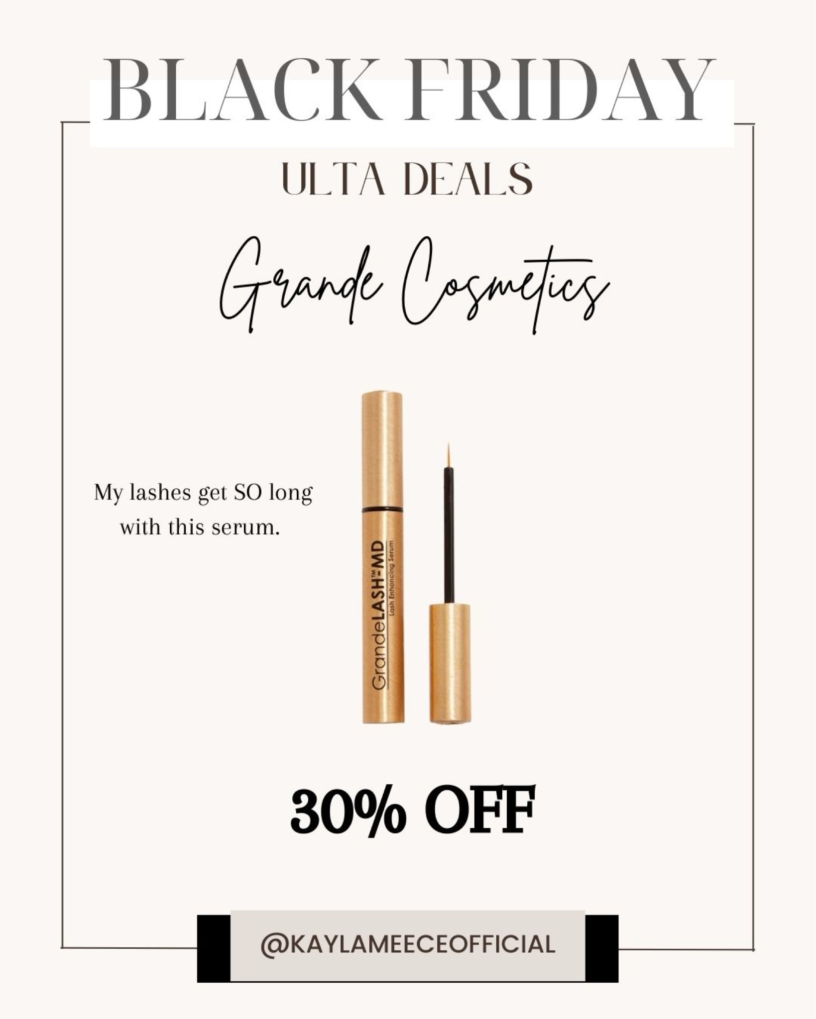 Grande Cosmetics Lash Serum - 30% Off!

#bestblackfridaydeals #cyberdeals #onlineblackfridaydeals #ulta #ultadeals #ultasale #ultablackfriday #grandecosmetics #bestlashserum #longlashes #sensitiveskincare #sensitiveskinmakeup #giftsforher #giftguideforher #giftguide2024 #xmasgiftsforher #stockingstuffer #whiteelephant #whiteelephantgiftideas #giftsforsister #giftsformom #giftsforgrandma #beautydeals 

#LTKSaleAlert #LTKCyberWeek #LTKGiftGuide