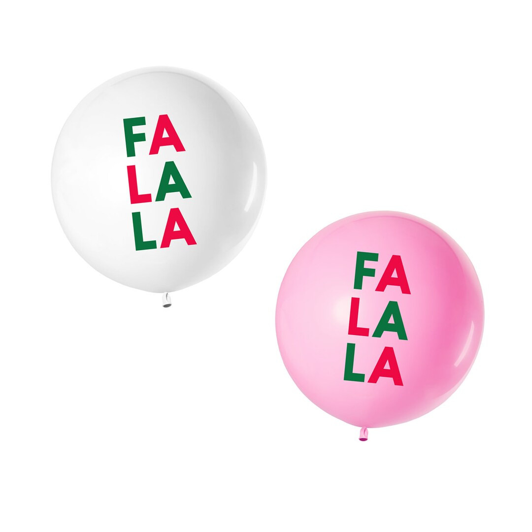 Christmas Party Decoration, Holiday Party Balloons, Party Balloons,  FALALA Balloons | Etsy (US)