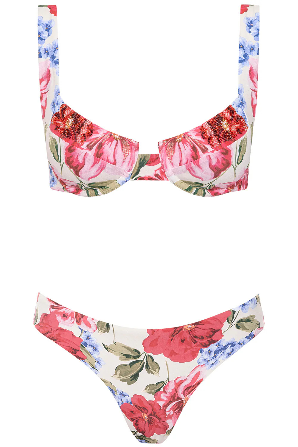 Laguna Bikini Romantic Floral Set | VETCHY LLC
