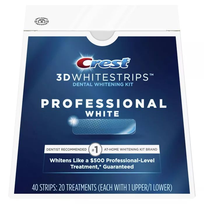 Crest 3D Whitestrips Professional White Teeth Whitening Kit - 20ct | Target