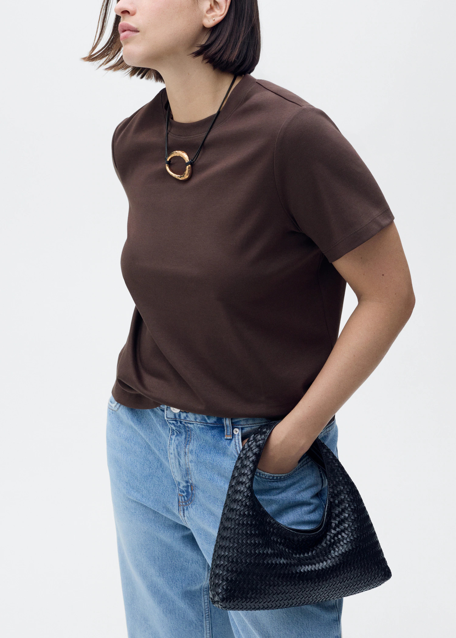 Short-sleeved cotton t-shirt - Women | MANGO United Kingdom | MANGO (UK)