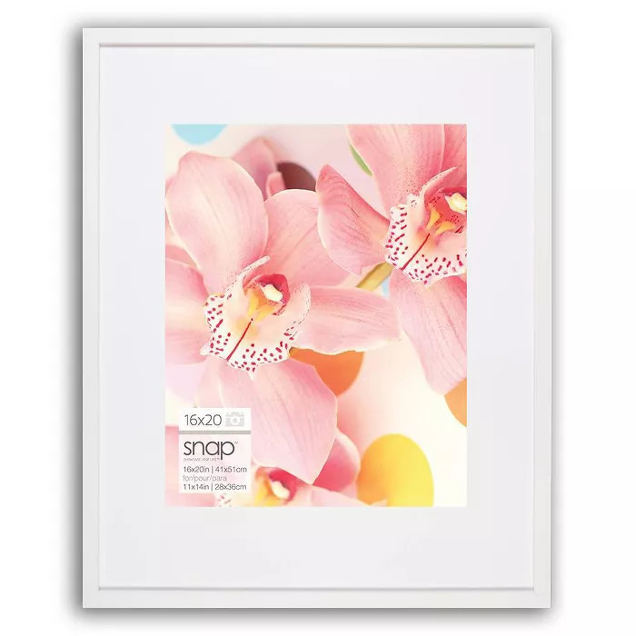 16" x 20" Frame White - Snap | Target