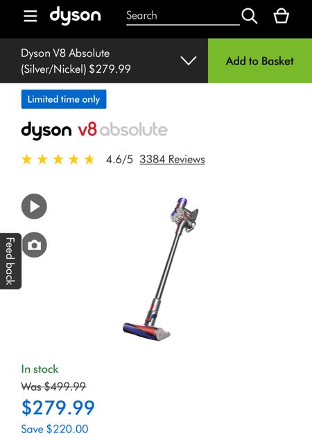 Black Friday dyson deal