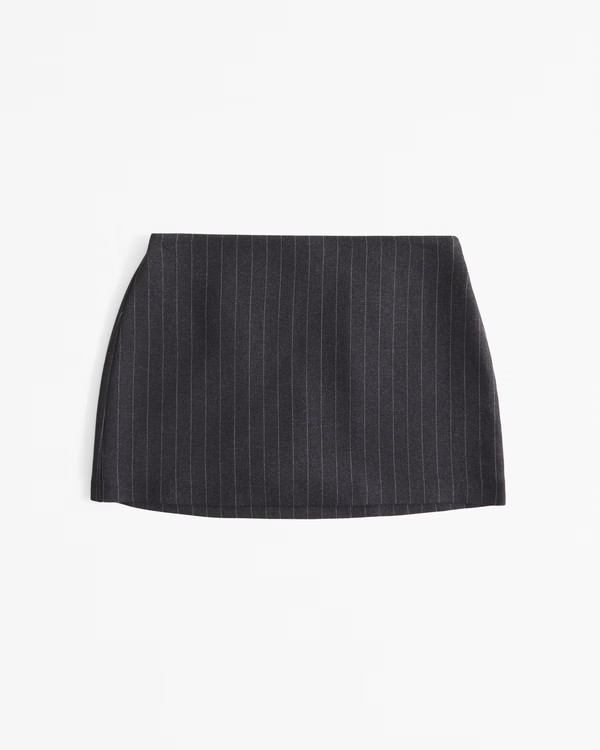 Women's Mid Rise Tailored Mini Skort | Women's Bottoms | Abercrombie.com | Abercrombie & Fitch (US)
