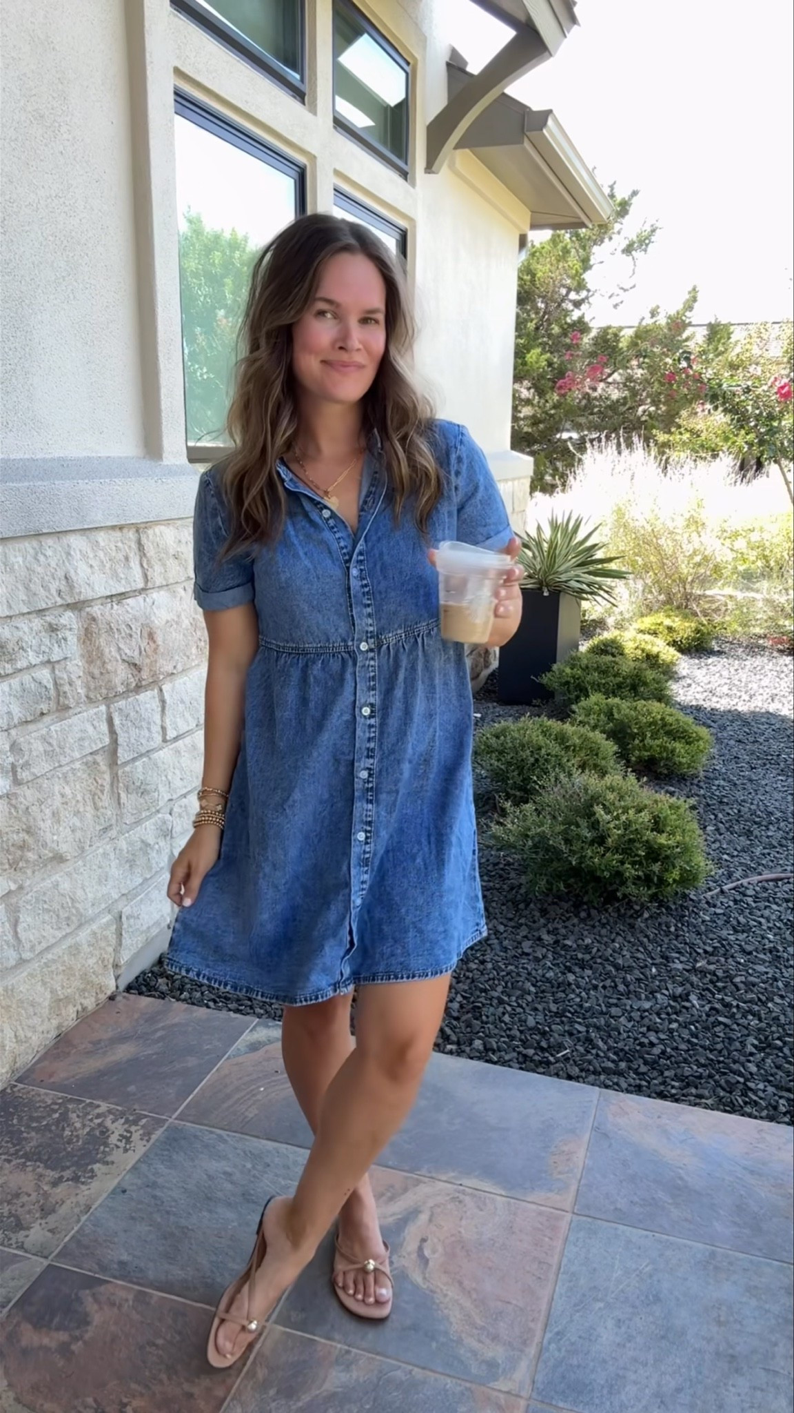 An Amazon denim dress is always a yes! 💙 The perfect throw on and go teacher outfit for back to school that’s cute and comfortable

#LTKootd #LTKmomlife #LTKSeasonal