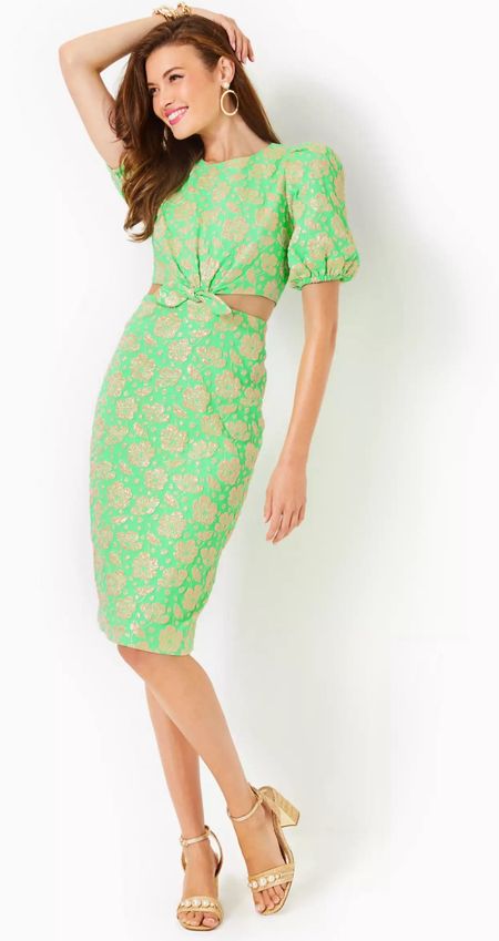 Melina Jacquard Midi Dress.
Classy Spring for special occasions. 
Limited edition 

#LTKwedding