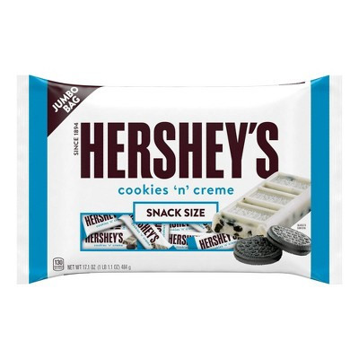 Hershey's Snack Size Cookies 'N' Creme Bars - 34.2oz/2ct | Target