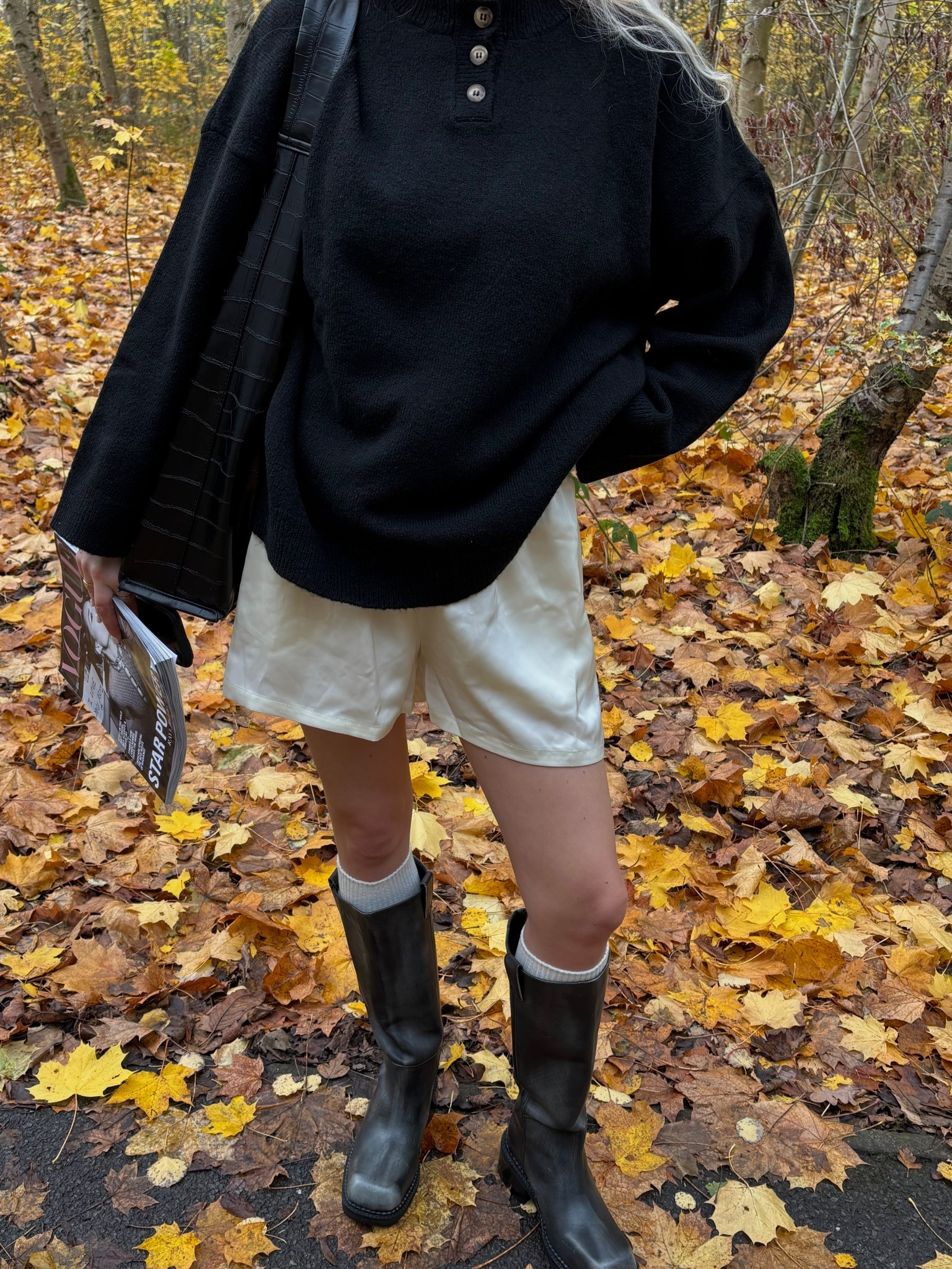 ootd🍂

- winter, fashion, ootd, shorts , knitwear 

#LTKwinter #LTKuk #LTKautumn