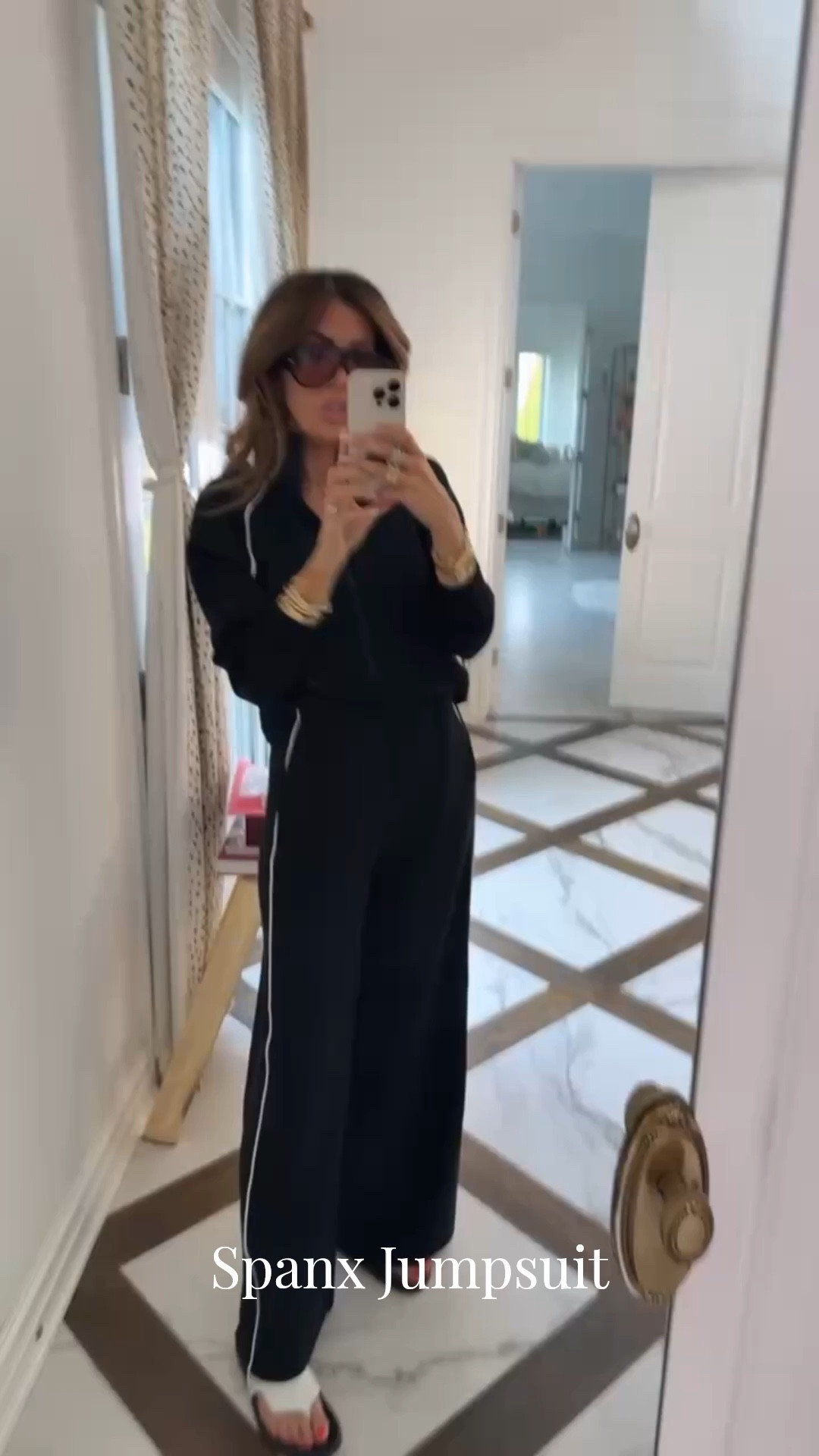 I am wearing a size small in this jumpsuit! Yes, it has an open back so it’s easy to use the restroom! Lol!  Get 20% sitewide when you use code “LTKSPANX” at checkout! 

Spanx, Spanx Sale, LTK Spring Sale, Sale, Sale Alert, Spring Outfits, Spring Fashion, Spring Outfits 2026, Spring Sale, Emily Ann Gemma 

#LTKootd #LTKSpringSale #LTKSaleAlert