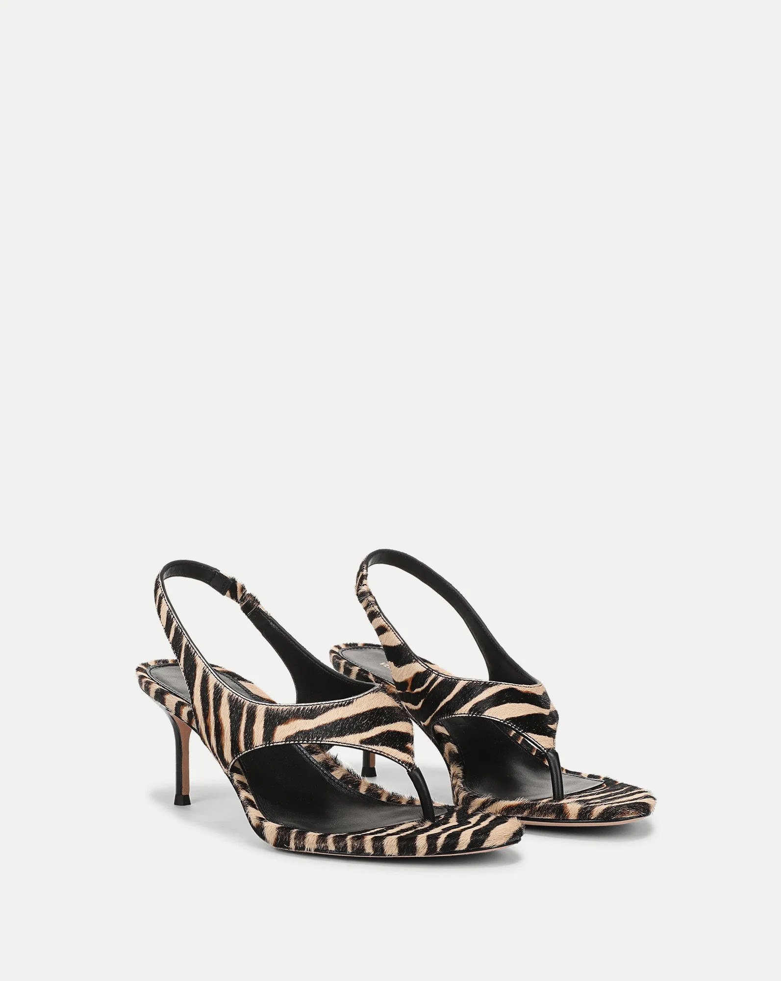 Veronica Beard Talon Calf Hair Slingback Sandal Ziger | Veronica Beard