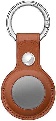 Uneedity AirTags Case [Upgrade Version], Genuine Leather AirTags Holder with Anti-Lost Design, Pr... | Amazon (US)
