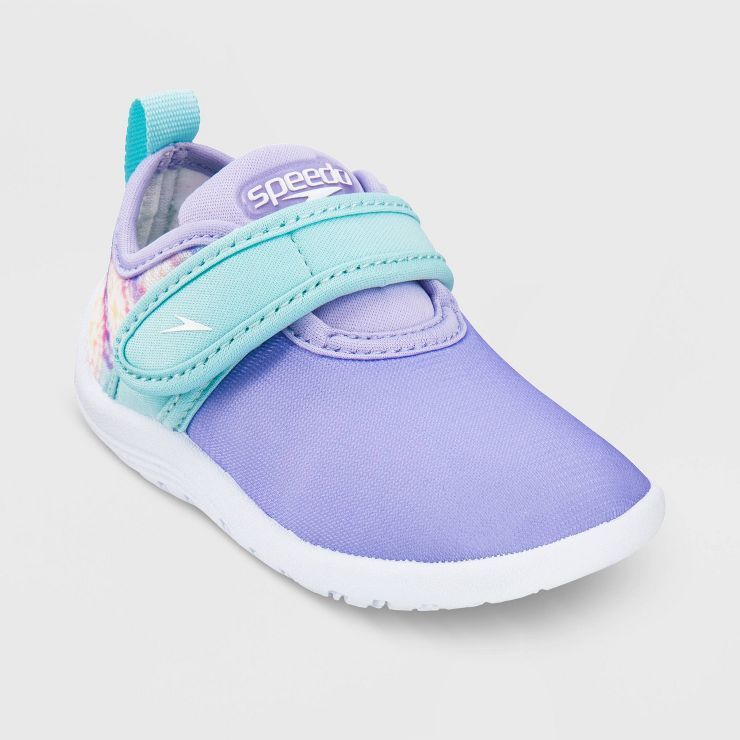 Speedo Toddler Printed Shore Explorer Water Shoes - Lilac Tie-Dye Burst 5-6 | Target