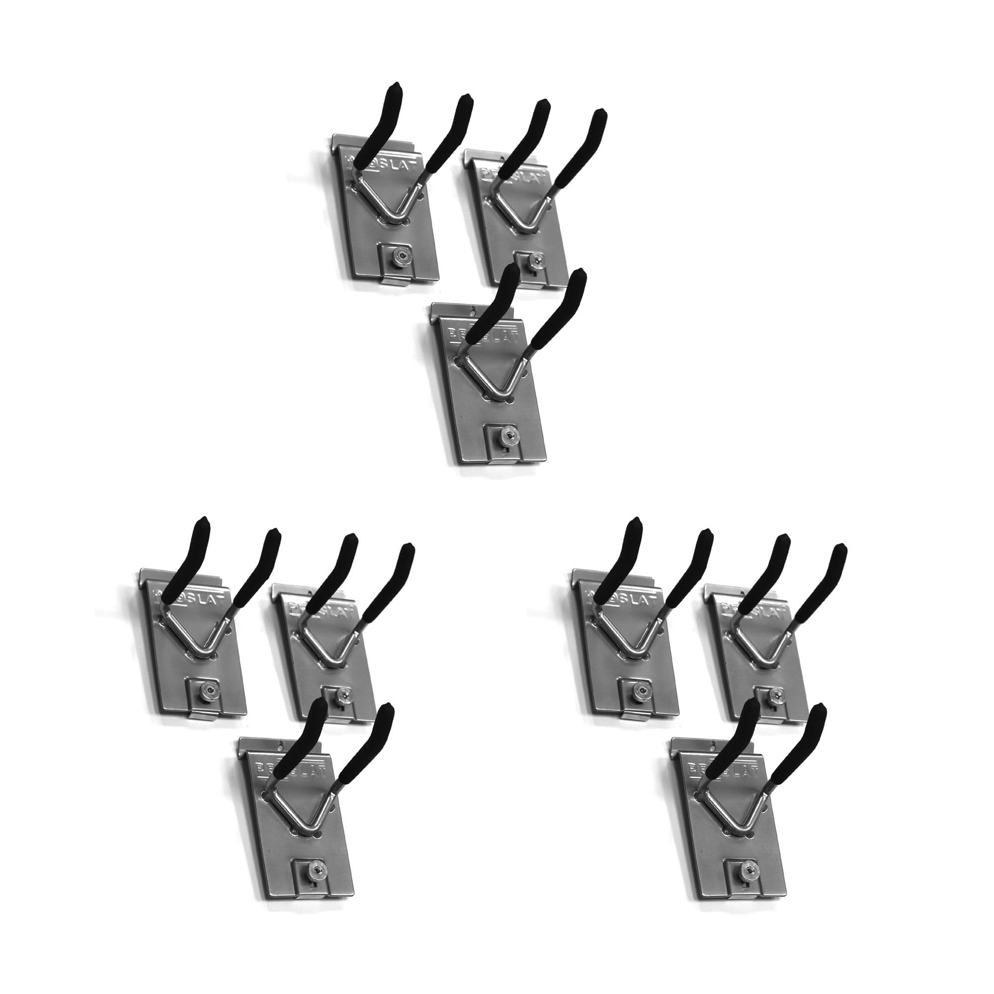 PROSLAT 13311K Double 4-Inch Locking Hooks Designed PVC Slatwall, 9-Pack | Amazon (US)