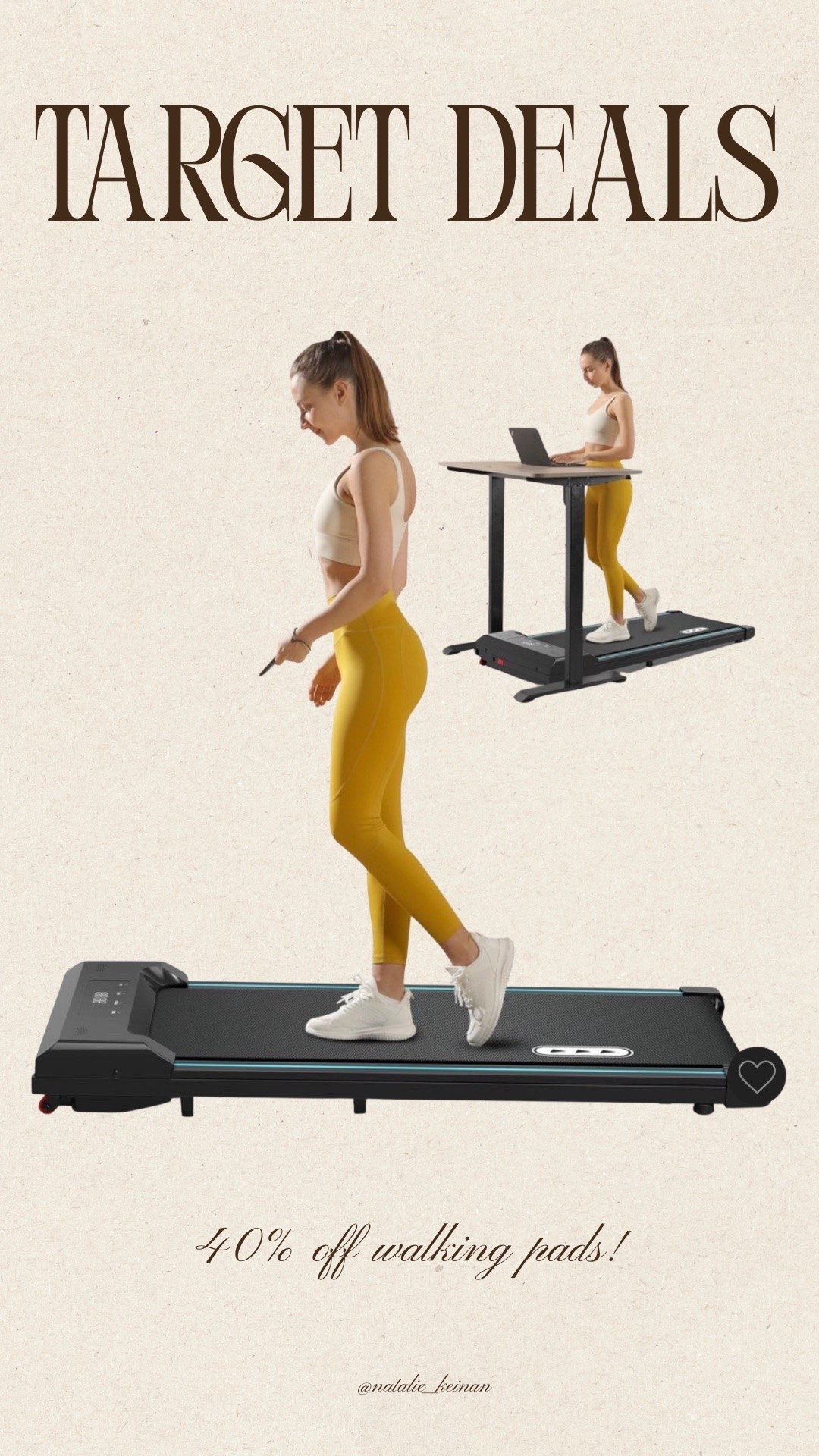 Walking pads are 40% today at target!!
Target deal days!

#LTKfitnessgoals #LTKActive #LTKSaleAlert
