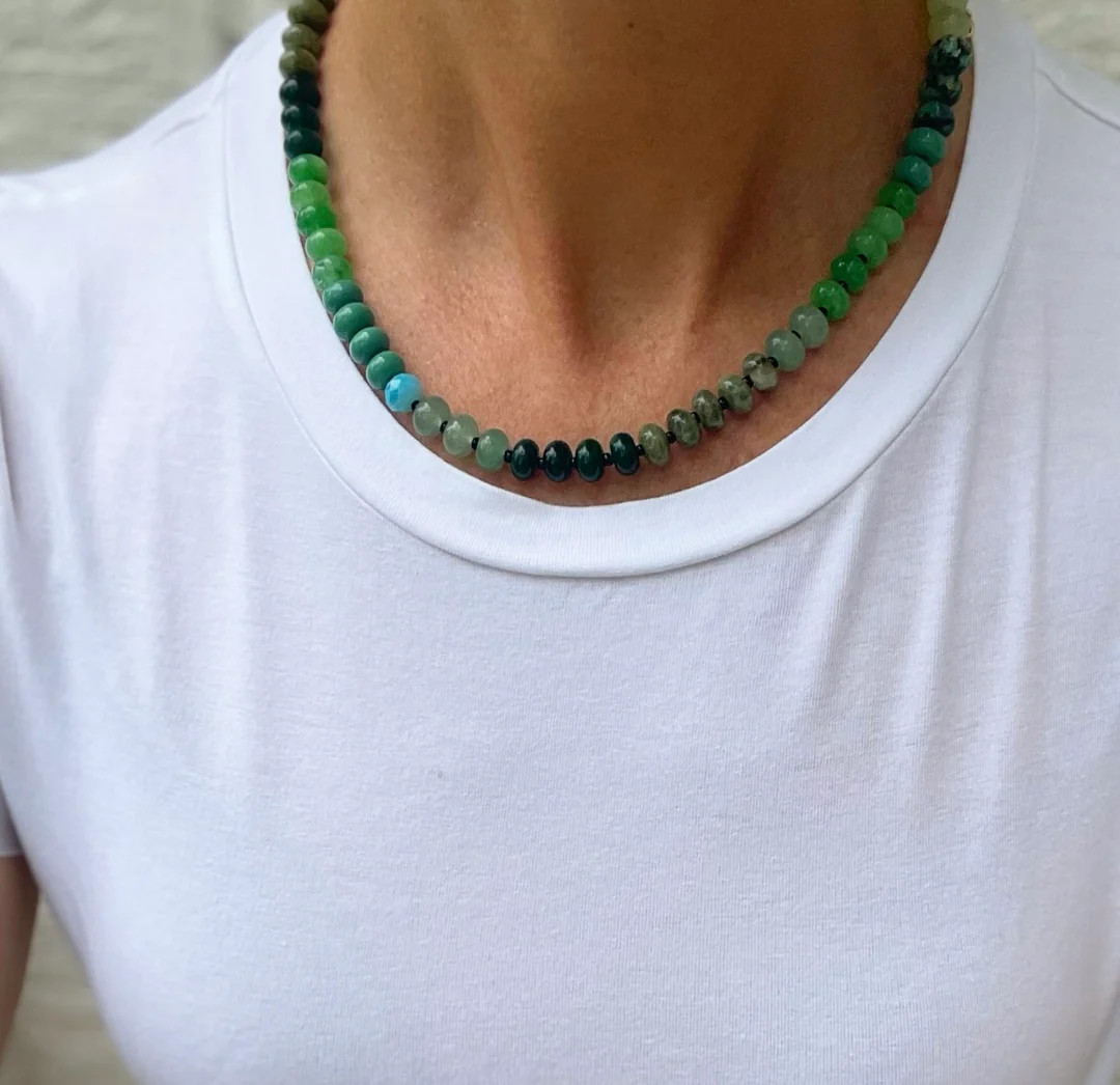 Secret Garden Gemstone Necklace | Bracelet and Necklace Set | Erin McDermott Jewelry