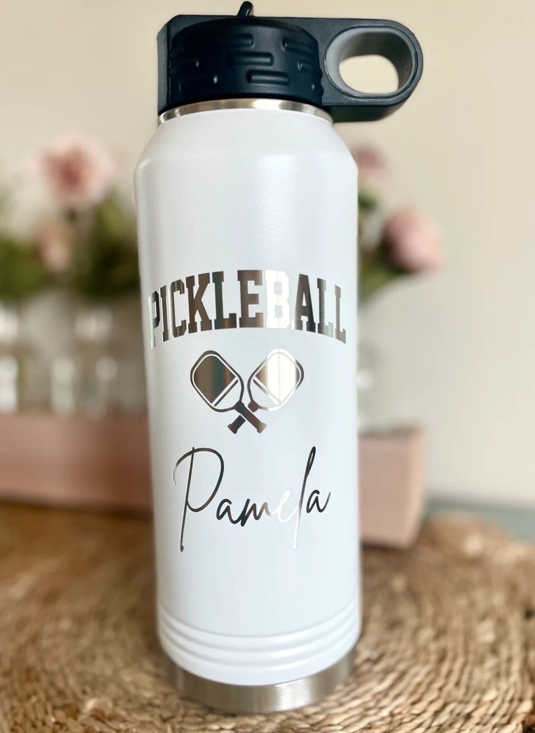 Personalized Pickleball Water Bottle, Engraved Water Bottle, Pickleballer, Pickleball Gift - Etsy | Etsy (US)
