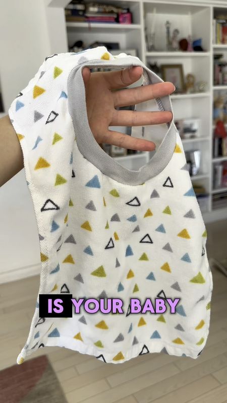 Baby feeding must have! Pullover terry cloth baby bib, especially helpful if your baby is always tugging on their bib and taking it off.

#LTKVideo #LTKkids #LTKbaby