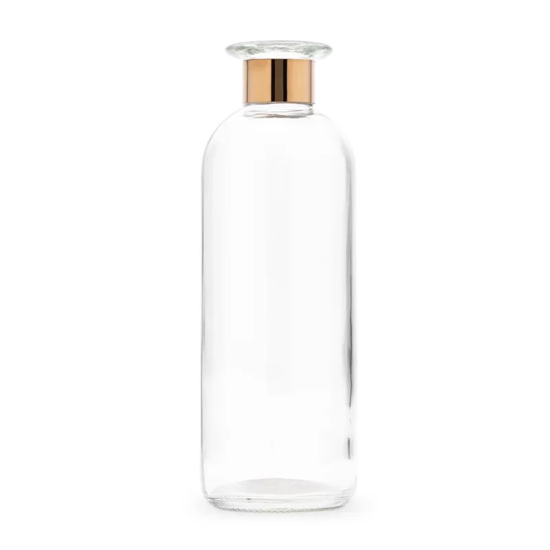 Hans Gold/Clear 5" Glass Decorative Bottle | Wayfair North America