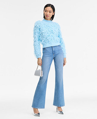 I.N.C. International Concepts Women's Fuzzy Turtleneck Sweater, Macy's Exclusive - Macy's | Macy's