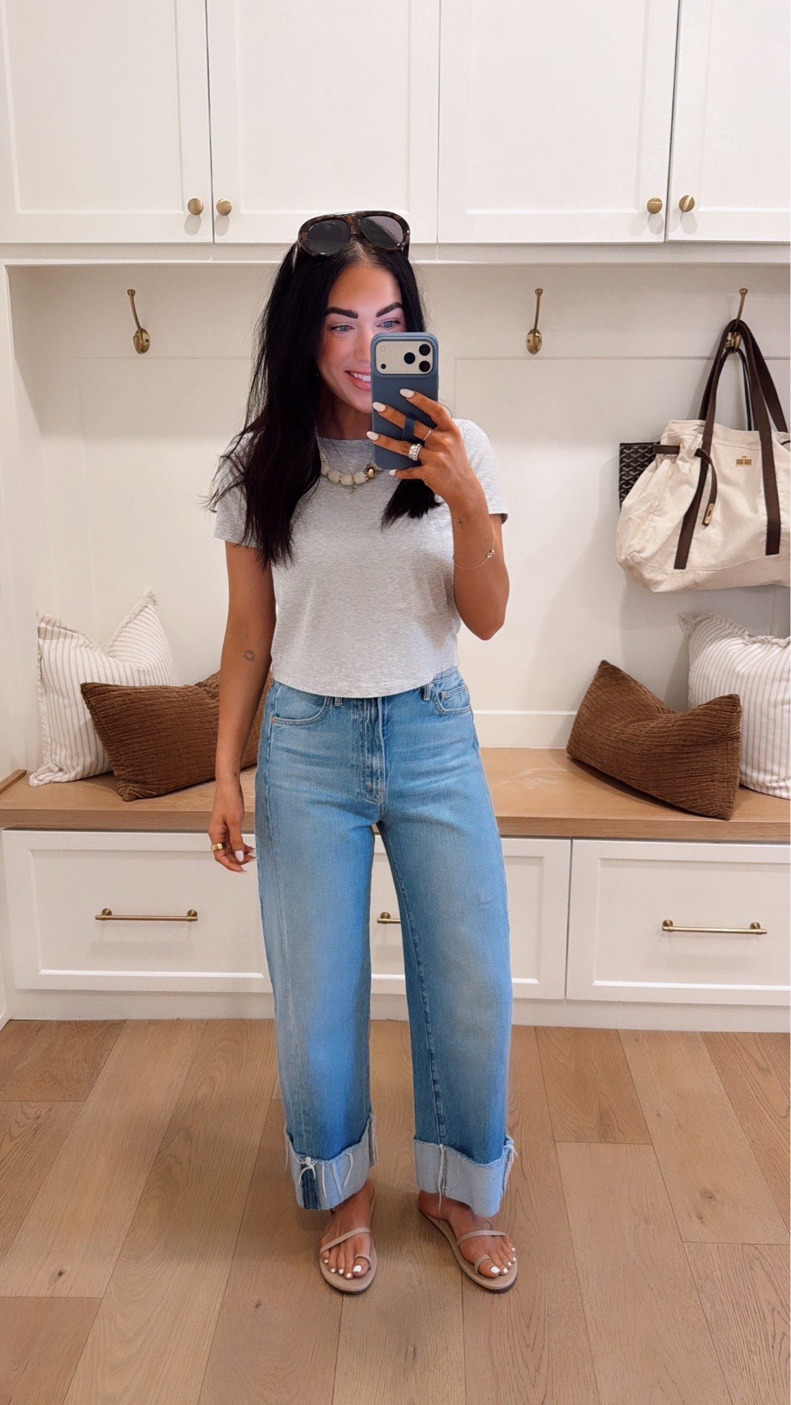 You need to size down in jeans! I’m in a 25!