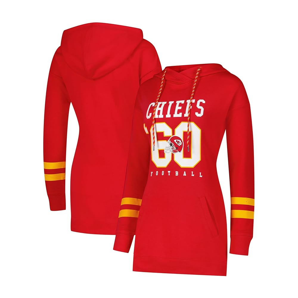 Ultra Game NFL womens Tunic Hoodie Pullover Sweatshirt Terry | Amazon (US)