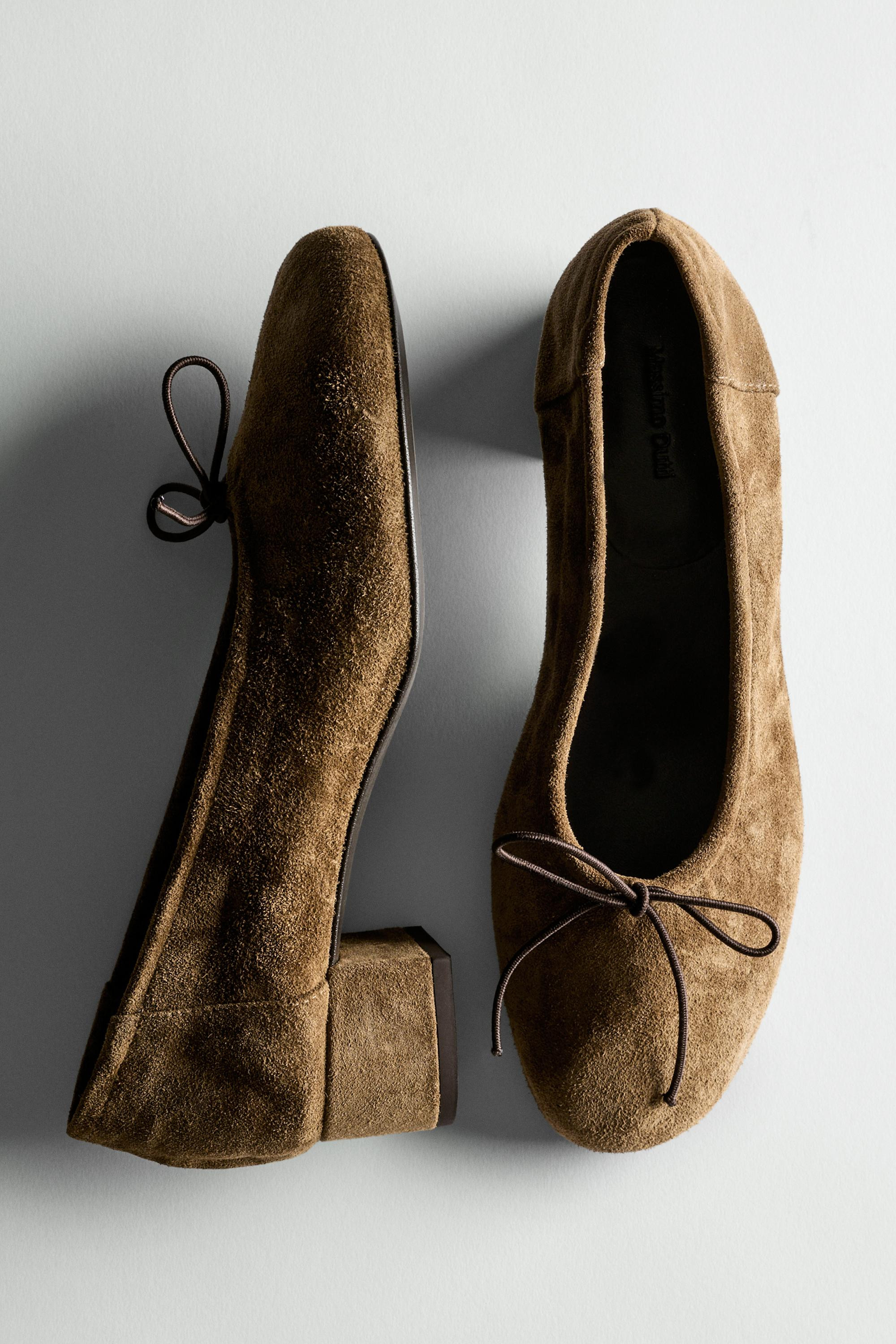 High-heel ballerinas | Massimo Dutti US