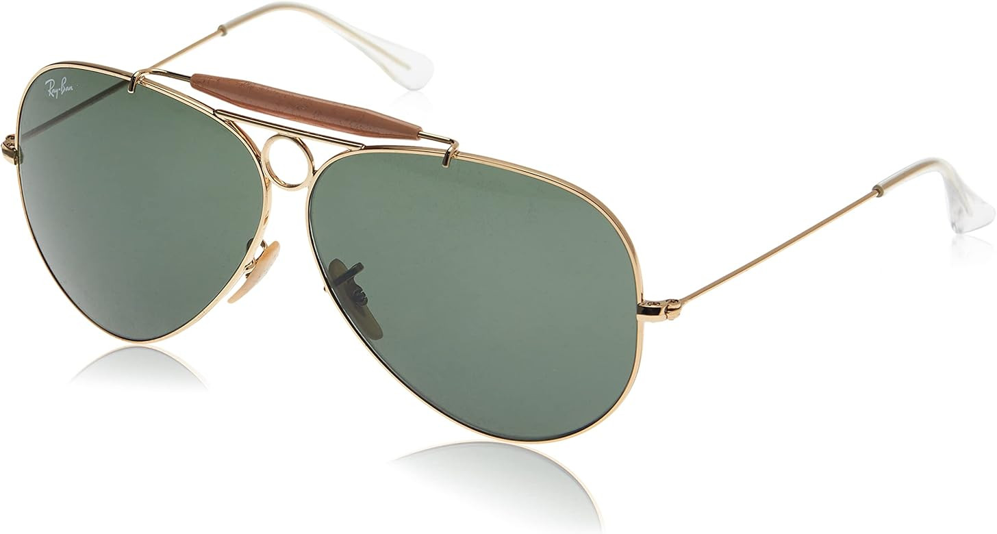 Ray-Ban RB3138 Shooter Aviator Sunglasses | Amazon (US)