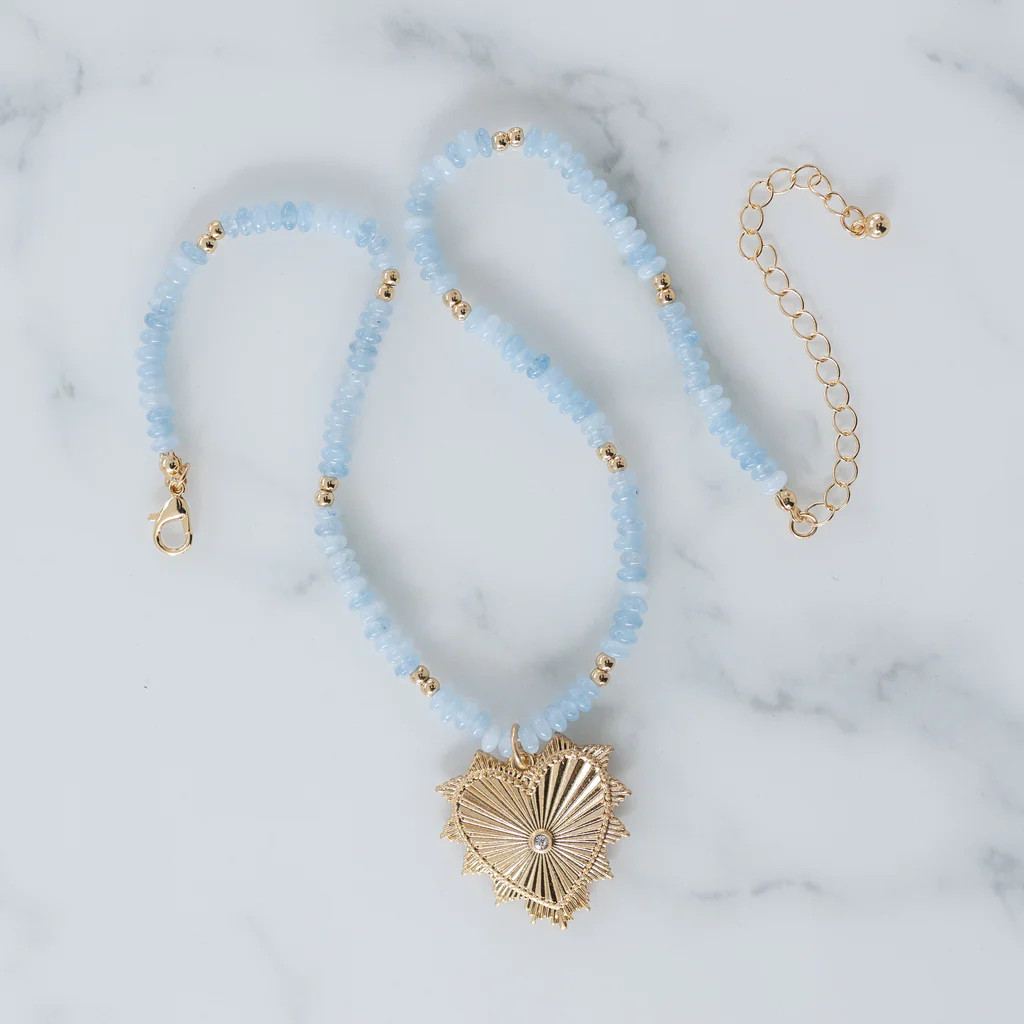 Ocean Love and Heart Necklace | Erin McDermott Jewelry