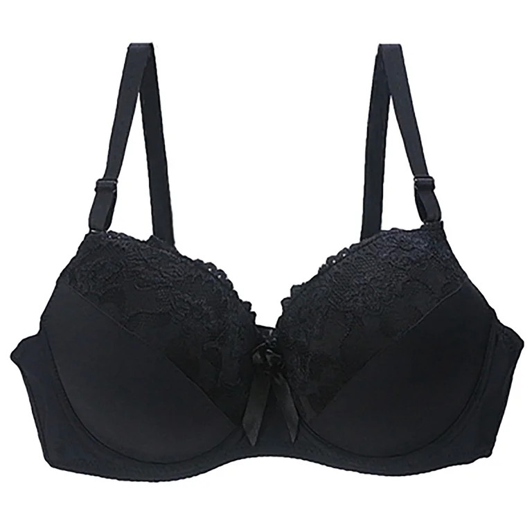 Paiwinds Women's Lace Push Up Bras, Seamless Everyday Bra for Women, Comfort Breathable T Shirt B... | Walmart (US)
