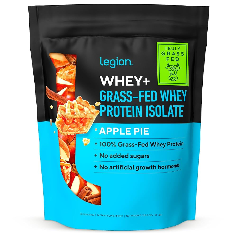 LEGION Whey+ Protein whey Isolate from Grass Fed Cows - Whey Protein Isolate Powder Low Calorie, ... | Amazon (US)