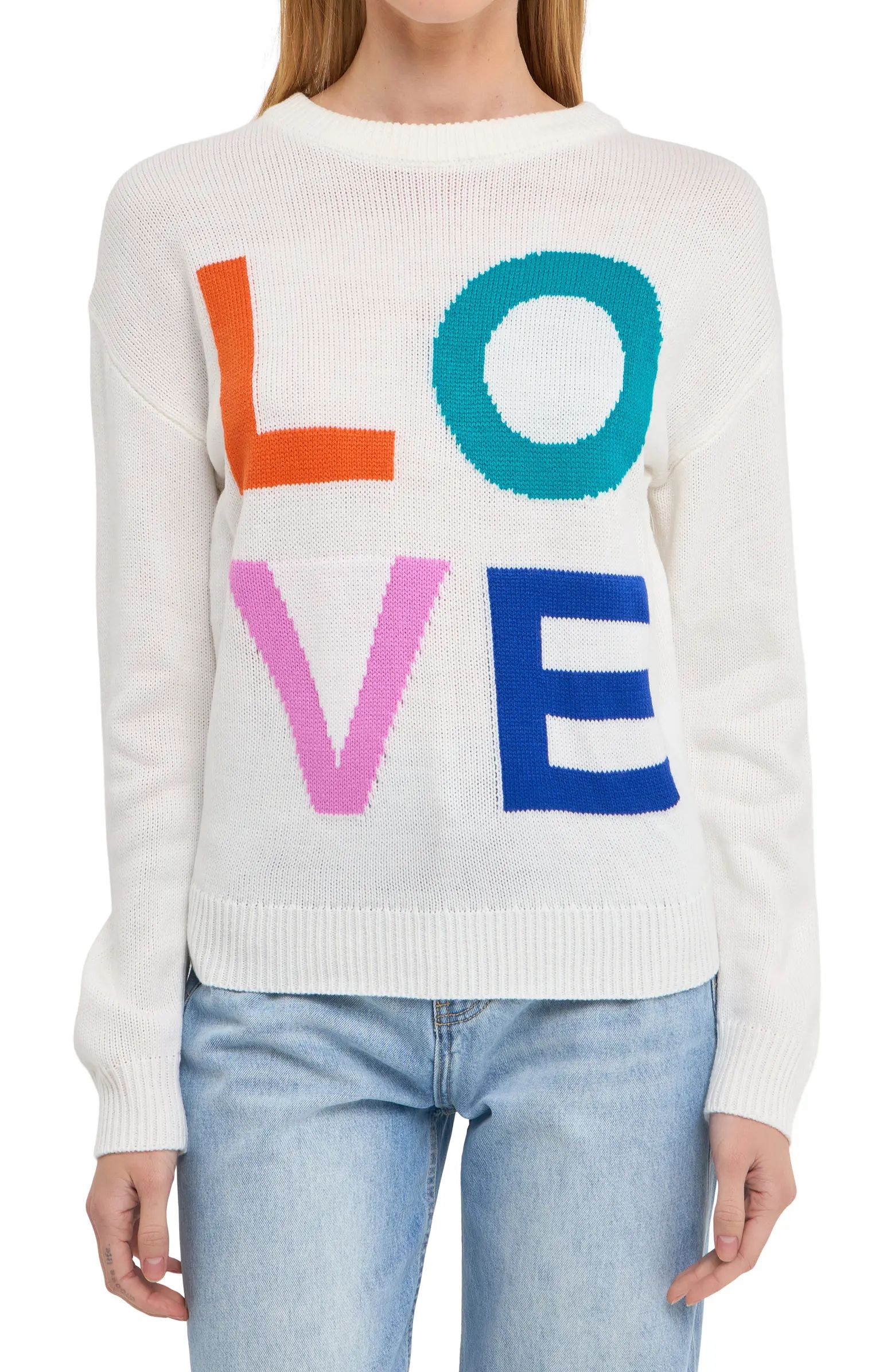 Love Crewneck Sweater | Nordstrom