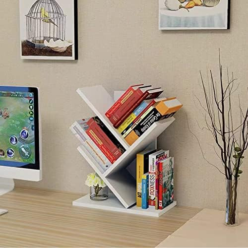 Amazon.com: Godferyxin Tree Bookshelf, 3-Tier Book Storage Organizer Shelves Floor Standing Bookc... | Amazon (US)