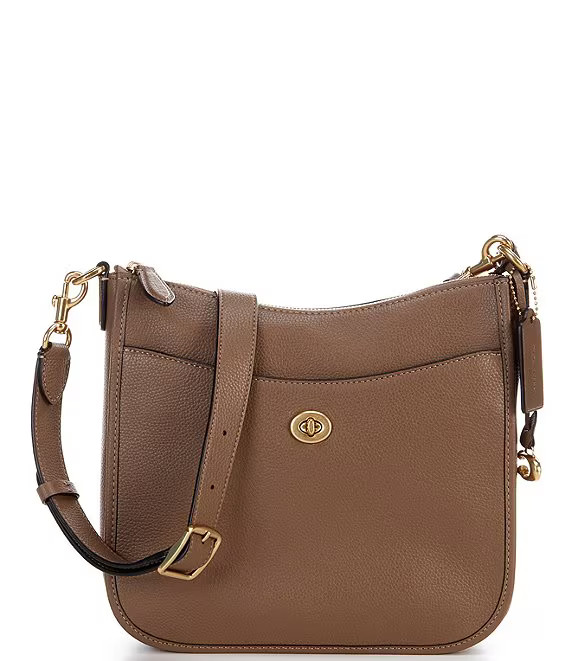 COACH Pebble Leather Chaise Crossbody Bag | Dillard's | Dillard's
