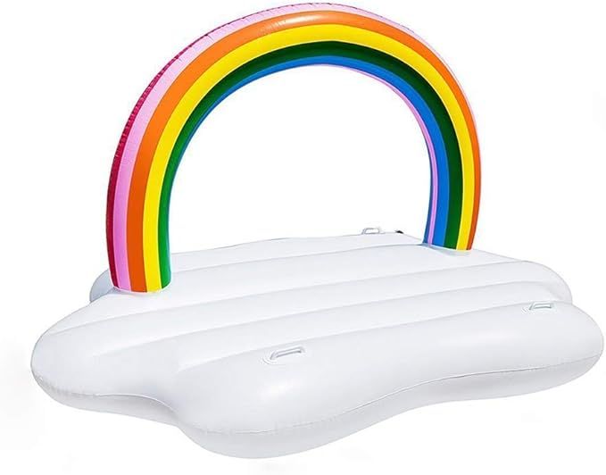 [End of Summer Sales] Rainbow Floaties for Adults, Rainbow Pool Inflatables, Rainbow Island Float... | Amazon (US)