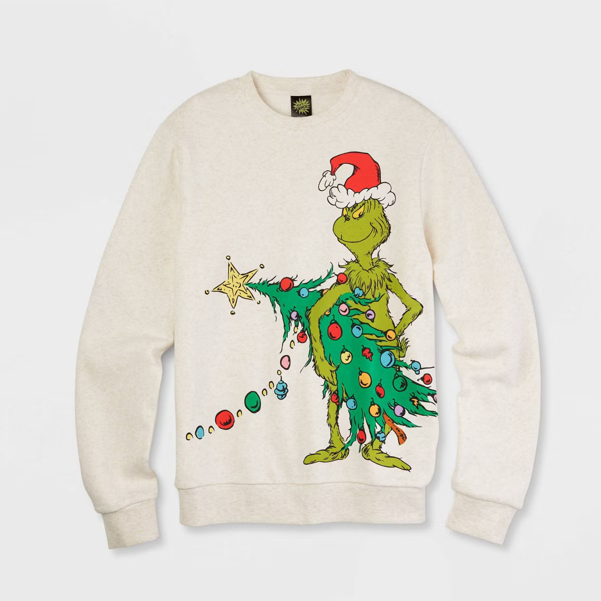 Adult The Grinch Graphic Sweatshirt - Oatmeal | Target