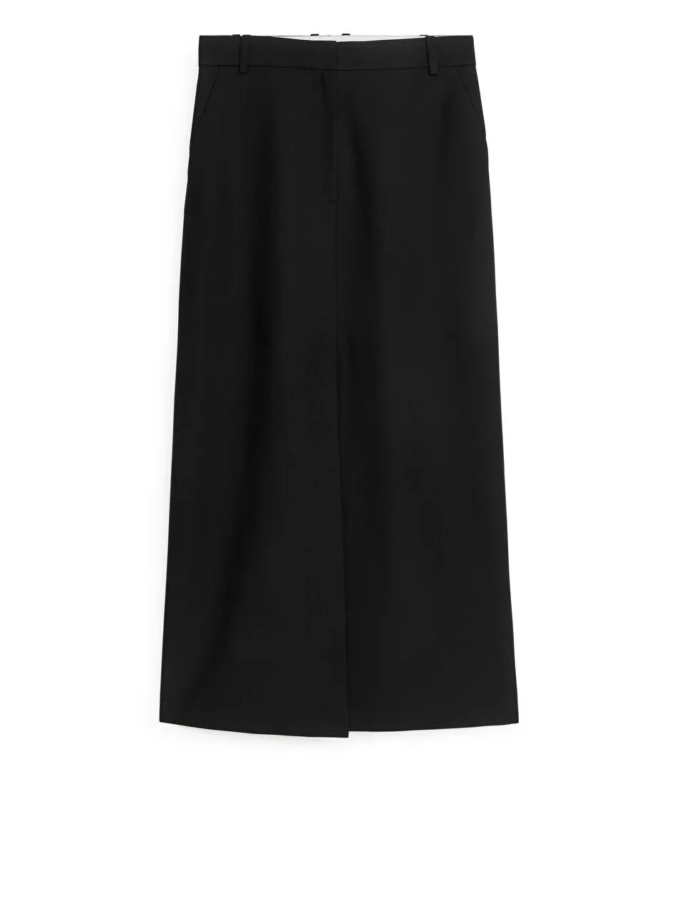 Long Wool-Blend Skirt | ARKET (US&UK)
