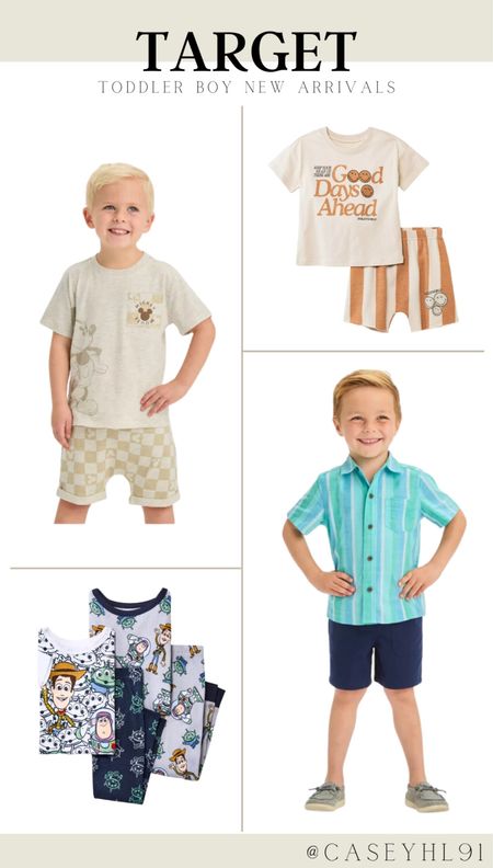 Target boys new arrivals for toddlers. Perfect clothes for spring and summer plus new character pajamas. 

#LTKfindsunder50 #LTKkids #LTKfindsunder100