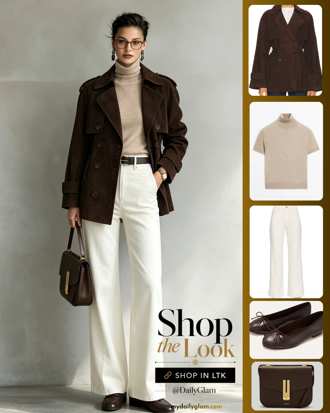 Warm comfy polished look ideal for cool fall afternoons

#CoolWeatherOutfit #WarmStyle #PolishedCasual #FallLooks 

 #LTKootd #LTKOver40 #LTKWorkwear