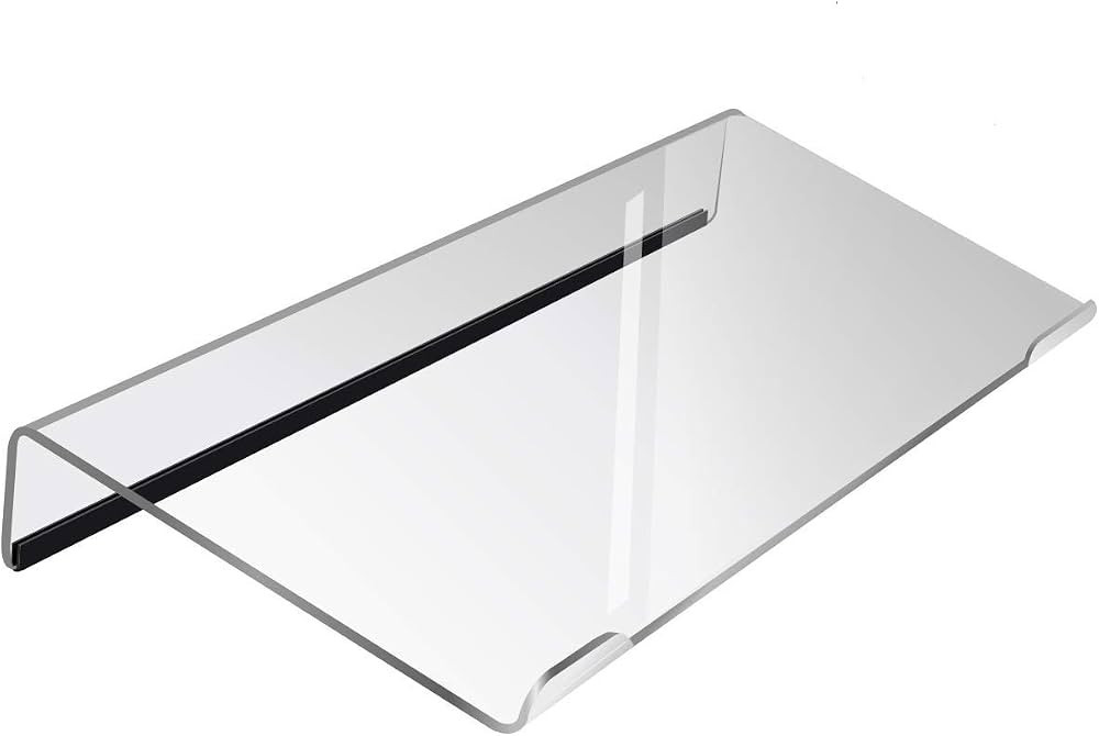 Refrze Computer Keyboard Stand PC Keyboard Stand,Titled Keyboard Stand,Clear Acrylic Keyboard Tra... | Amazon (US)