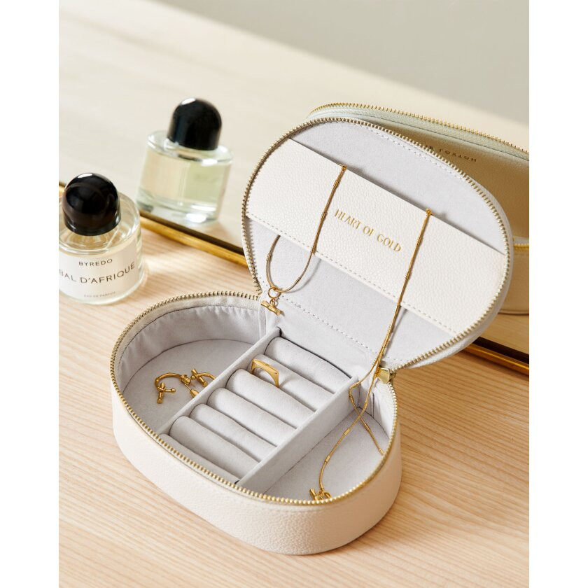Oval Jewellery Box in Off White | Katie Loxton Ltd. (UK)