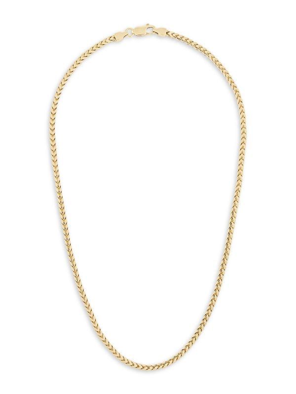 14K Goldplated Sterling Silver Foxtail Chain Necklace/22" | Saks Fifth Avenue OFF 5TH (Pmt risk)