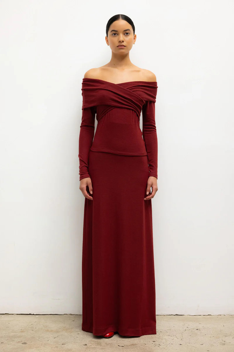 Lauren High Waist Maxi Skirt | LESET