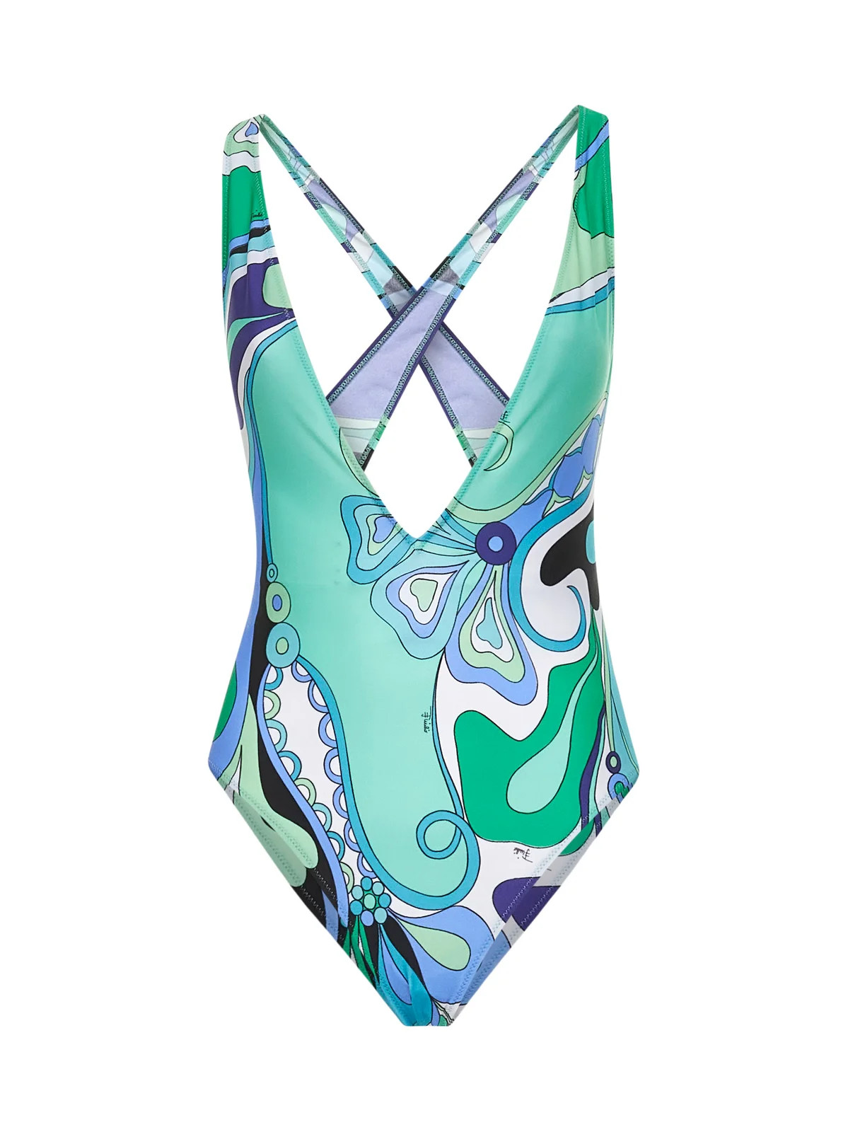 PUCCI Pattern-Printed One-Piece Swimsuit | Cettire Global