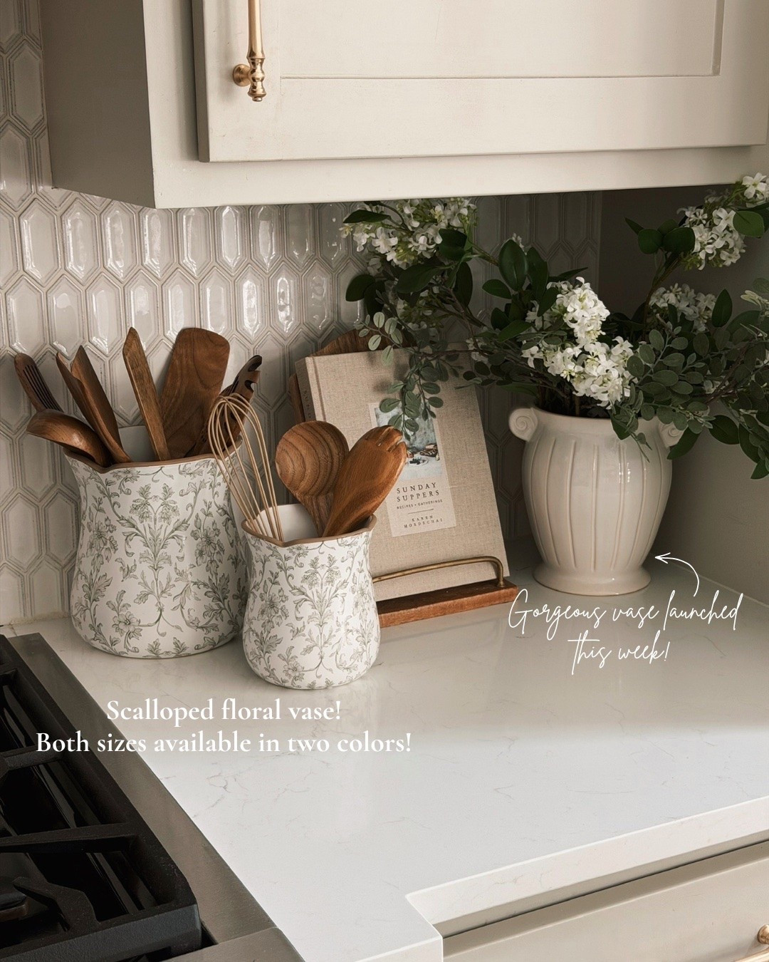 We just launched so many beautiful vases! These amazing green floral ones also come in blue!

#LTKSeasonal #LTKHome
