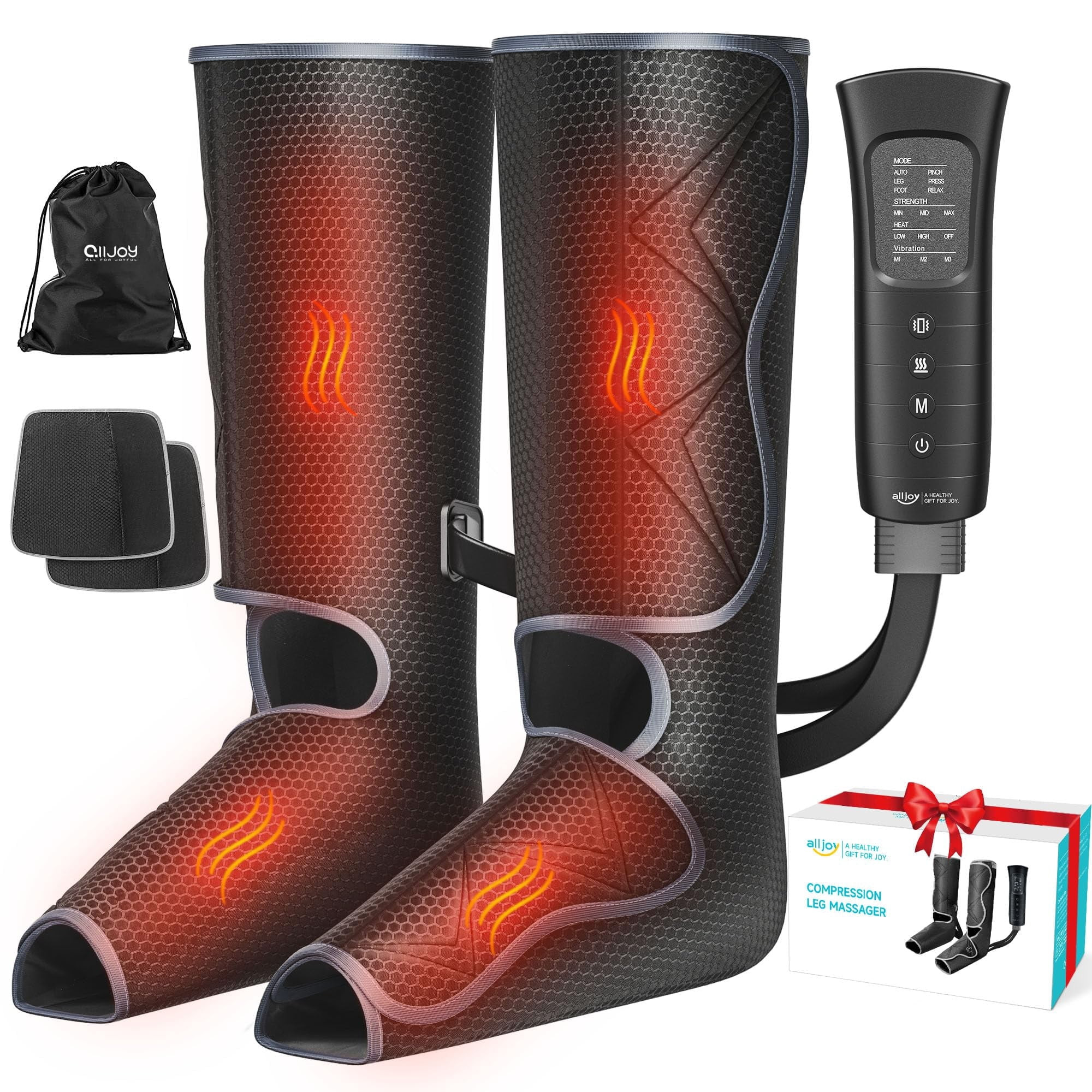 ALLJOY Leg Compression Boots Massager for Circulation and Pain Relief, Leg Air Compression Foot a... | Walmart (US)