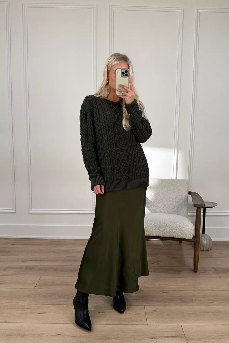 Wearing a medium in sweater (color: dark olive), small in skirt (color: army green), boots are tts! #kathleenpost #amazonfashion #LTKStyleTip

Amazon holiday outfit, holiday look, holiday dressier outfit

#LTKootd #LTKHoliday #LTKSeasonal