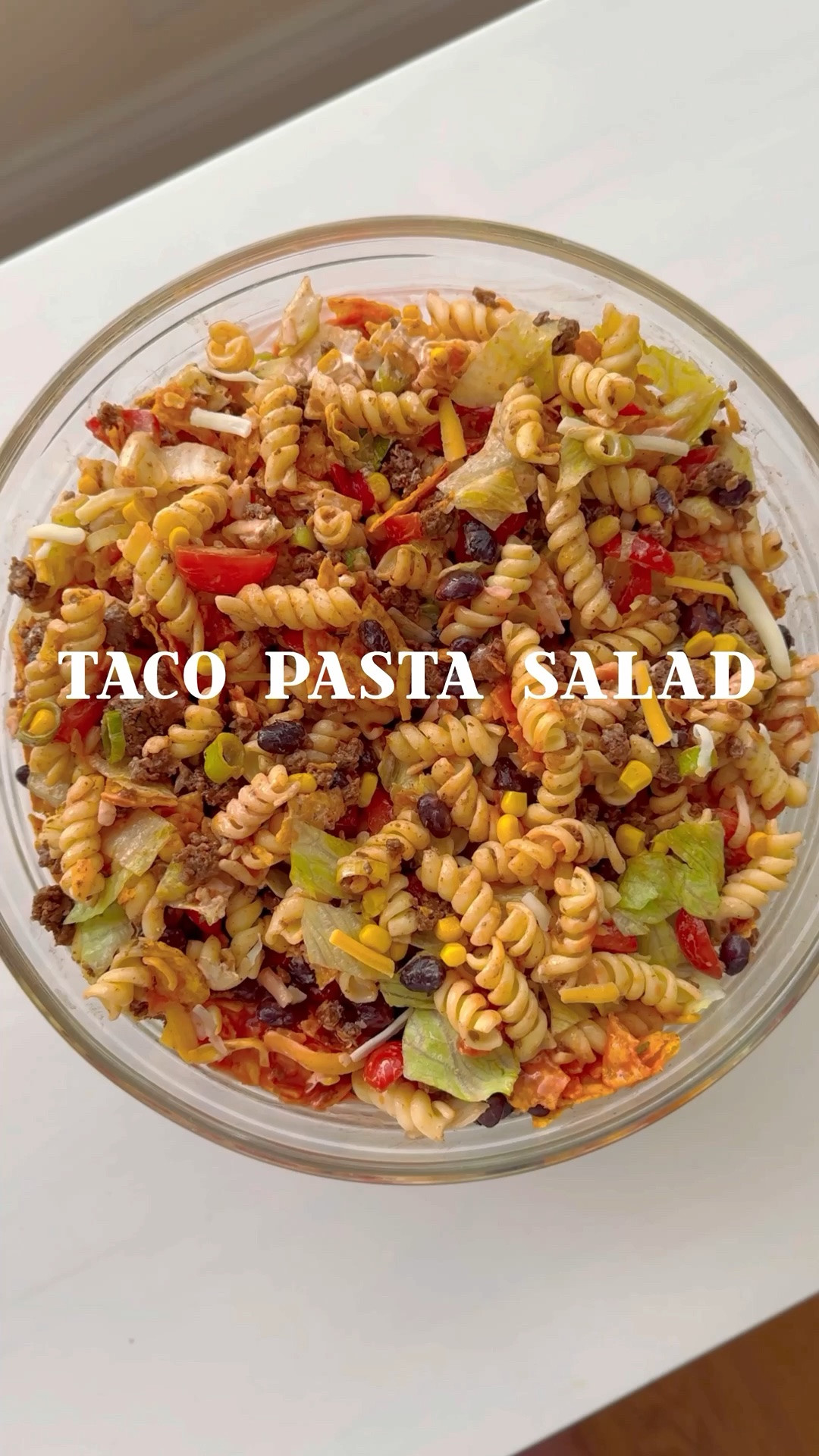 Taco Pasta Salad 🥗 🌮

The full recipe is on my website https://kristensellentin.com/taco-pasta-salad/

#LTKmomlife #LTKHome #LTKfoodie